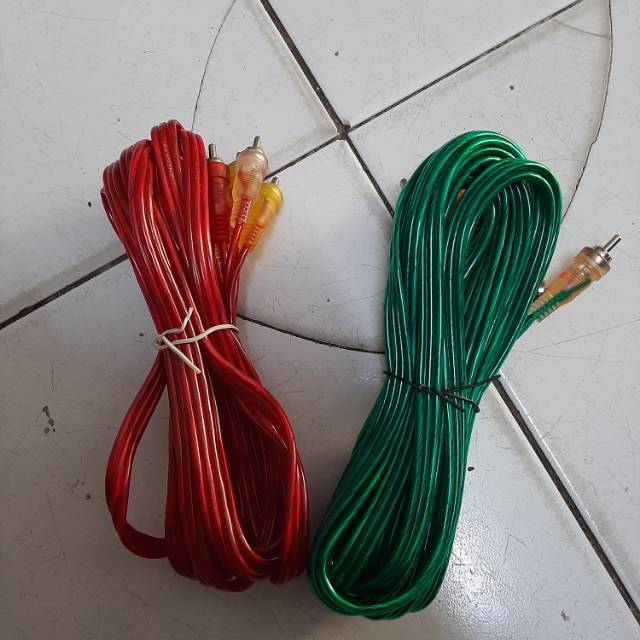 Kabel RCA 3×3 4,5m transparant