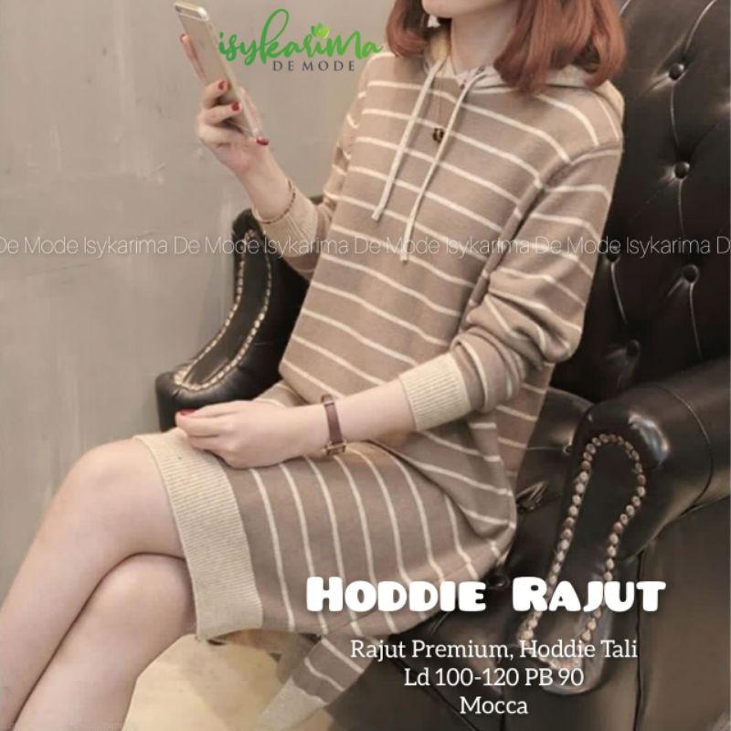 Hoodie rajut