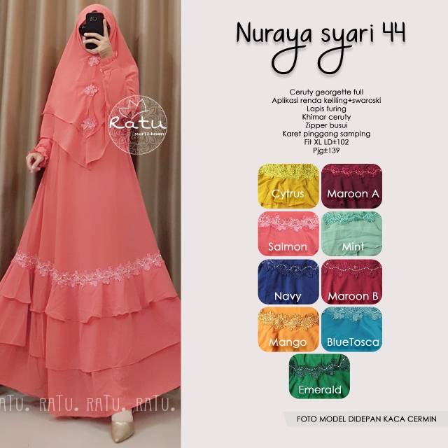 Gamis Syar'i Set original