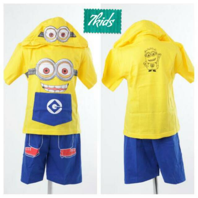 setelan kostum minion