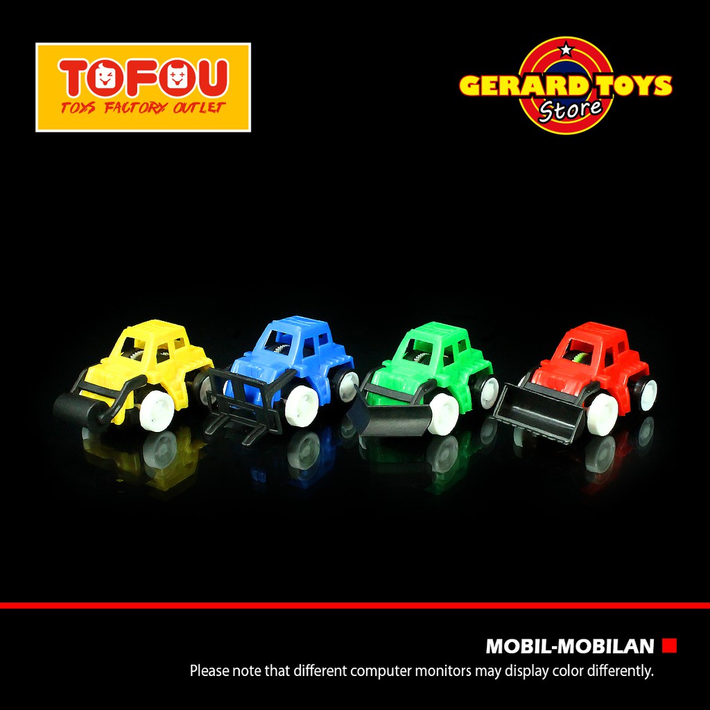 Mainan Bulldozer Tractor Pullback Mini MURAH KEREN