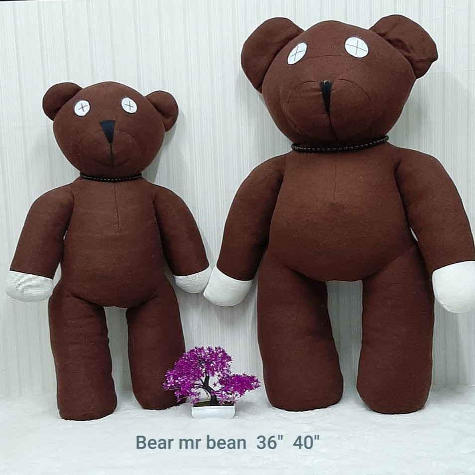 Boneka Bear Mr.Bean 1meter import kado gift