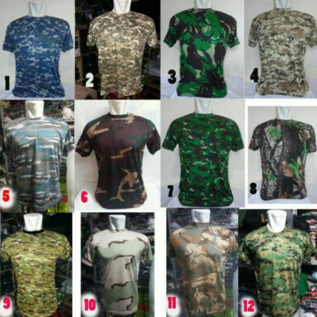 Kaos Loreng Pendek..