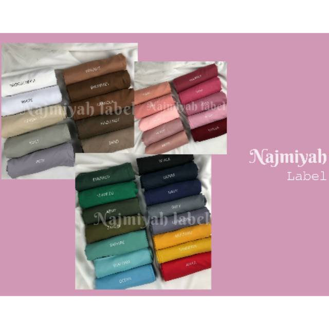 Segiempat Voal Waterproof
