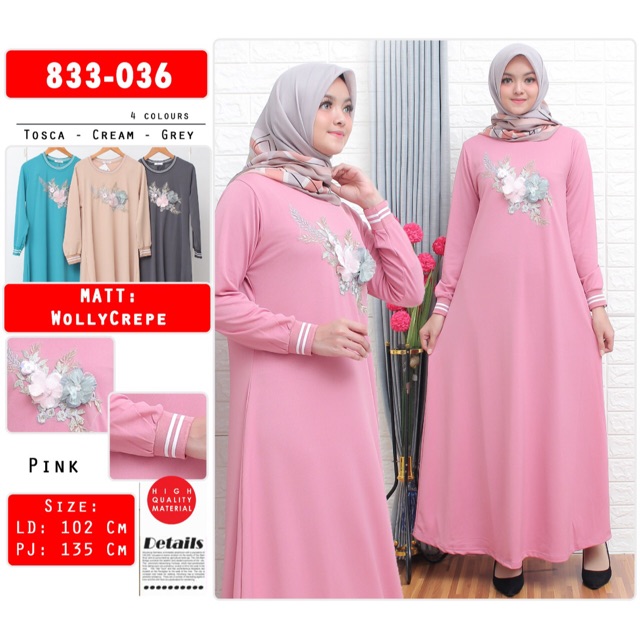 Gamis Maxi bunga