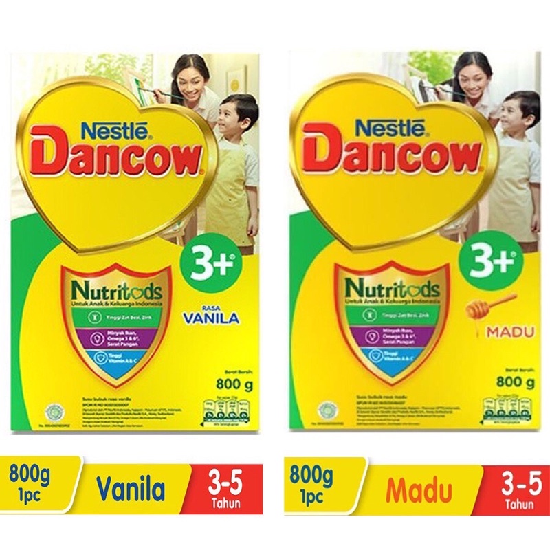 Dancow 3+ Vanila Madu 800gr