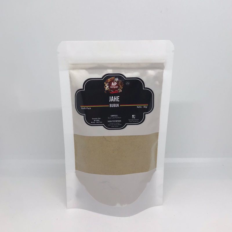 Jahe Bubuk 50gr - APrempah Refill Pack