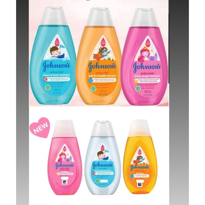 JOHNSON'S  Active Kids Shampoo 100ml & 200ml