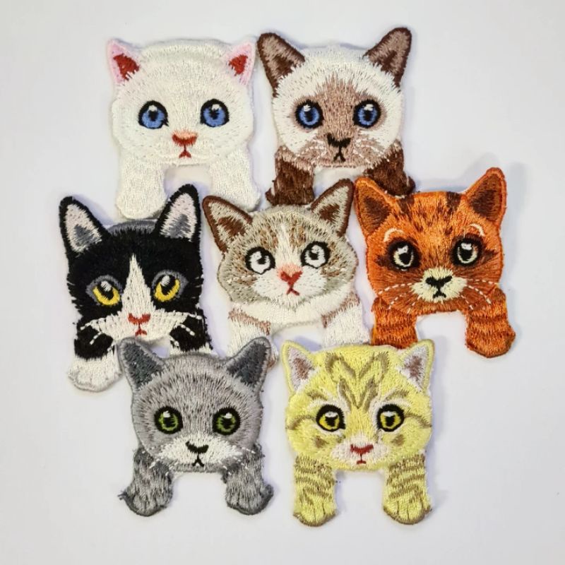patch kucing 3d, patch cat, patch animal