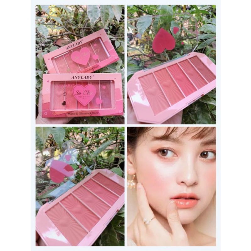 ANYLADY BLLUSHER 5 WARNA 851(ECER)
