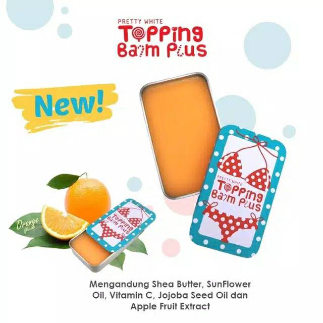 Pretty white Topping balm plus