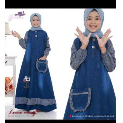 gamis anak luxio