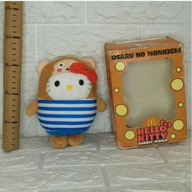 SECOND boneka hellokitty OSARU NO MONKICHI MCD mcd