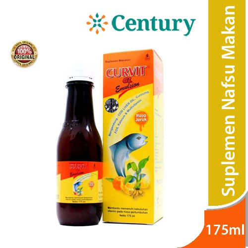 Curvit CL Emulsion Syrup Orange 175ml
