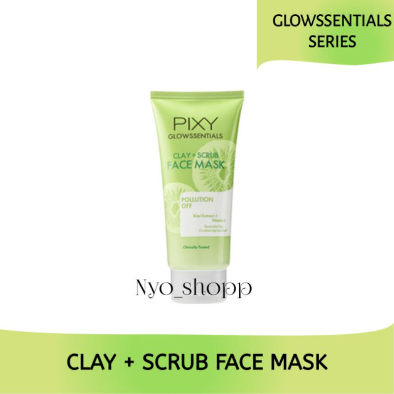 Pixy clay+scrub face mask