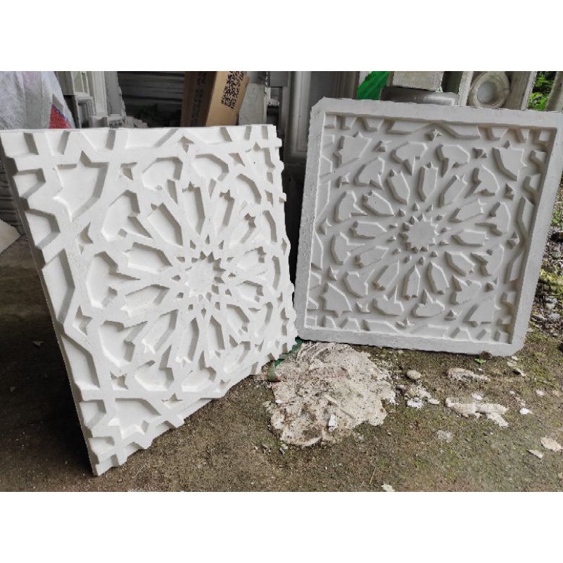 Cetakan wallpanel 3d masjid
