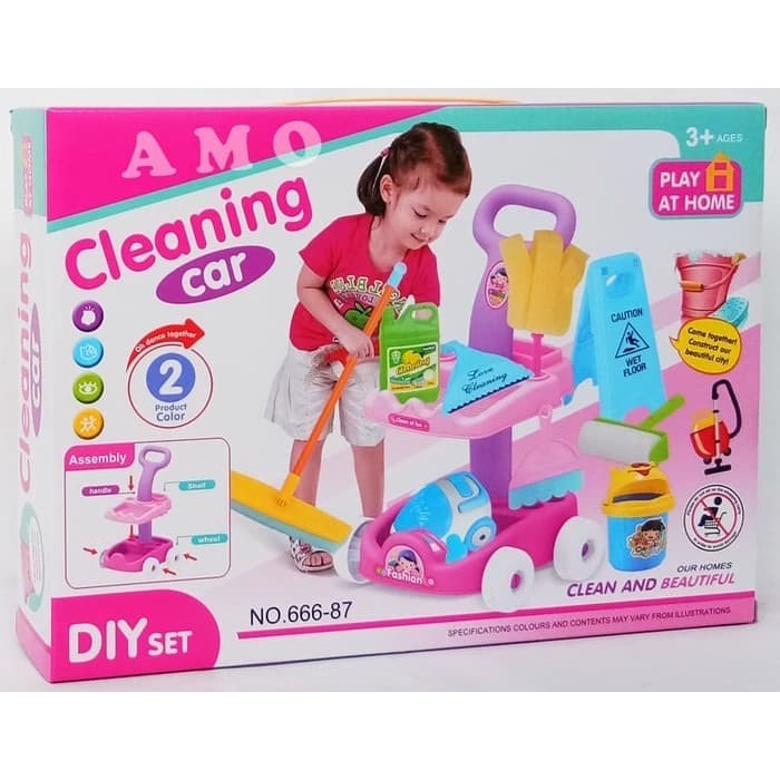 CLEANING CAR TROLLEY 666-87  Murah