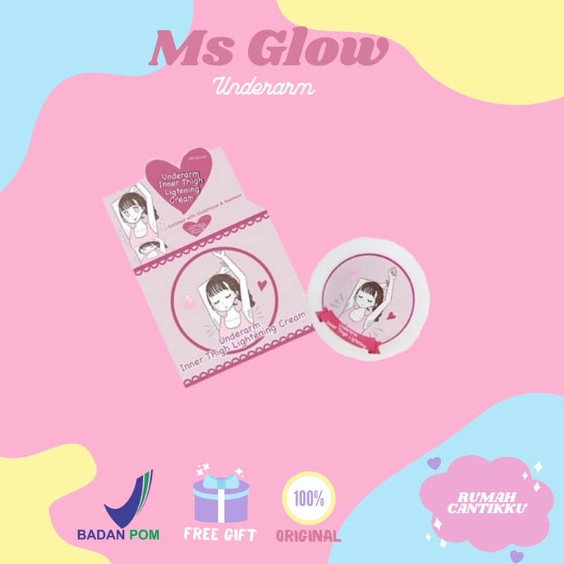 underarm ms glow msglow