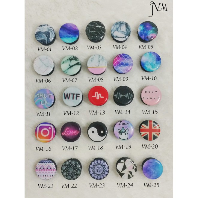 PREMIUM GLOSSY Popsocket / Pop Socket / Ring HP / Stand HP / holder HP