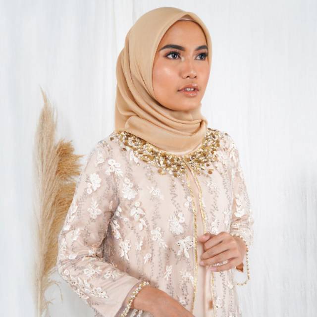 Keara Drapery Brocade Tulle Outer