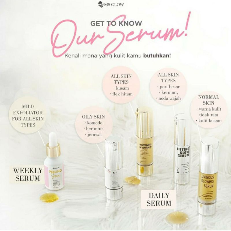 serum wajah ms glow