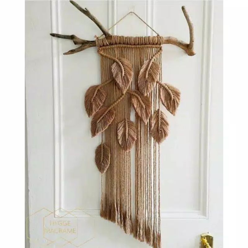 gantungan dinding dekoratif macrame