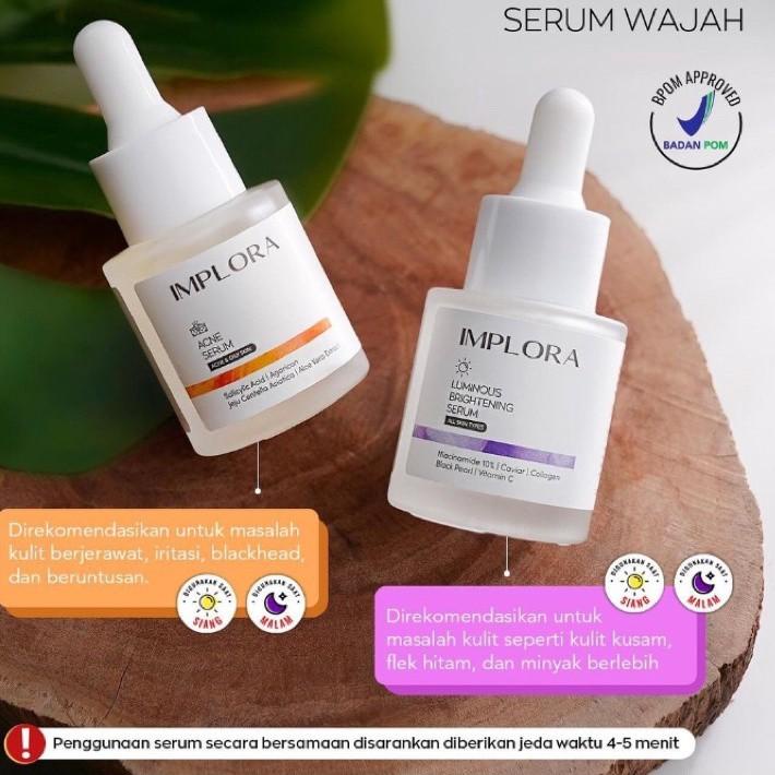 ♪ IMPLORA SERUM WAJAH ORIGINAL - BEBAS PILIH ♕