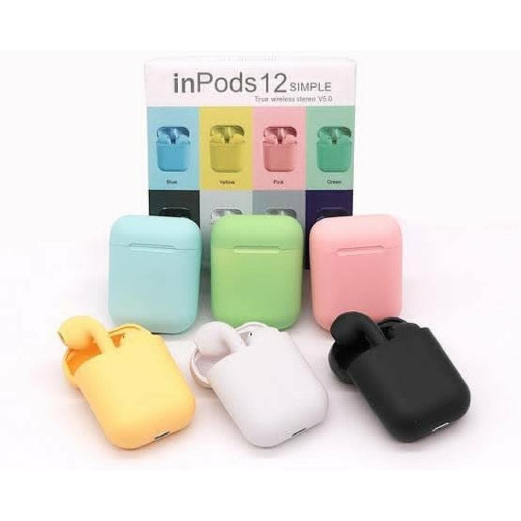 earphone i12 macarone