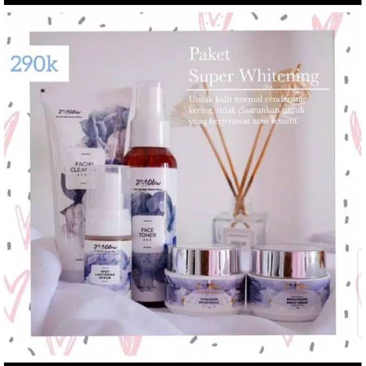 JGLOW PAKET SUPER WHITENING (COD) GLOWING