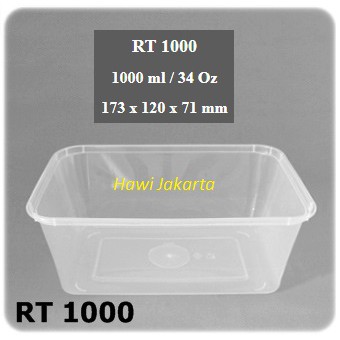 Kotak Plastik Thinwall Sanpak 1000 ml