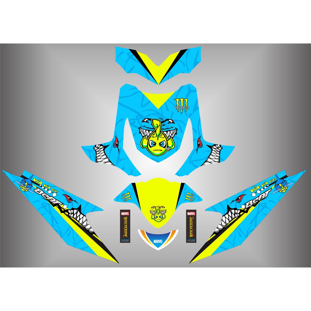 decal beat karbu shark