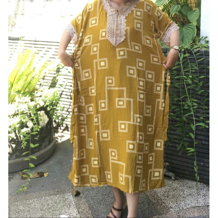 Daster Jumbo Motif Kotak