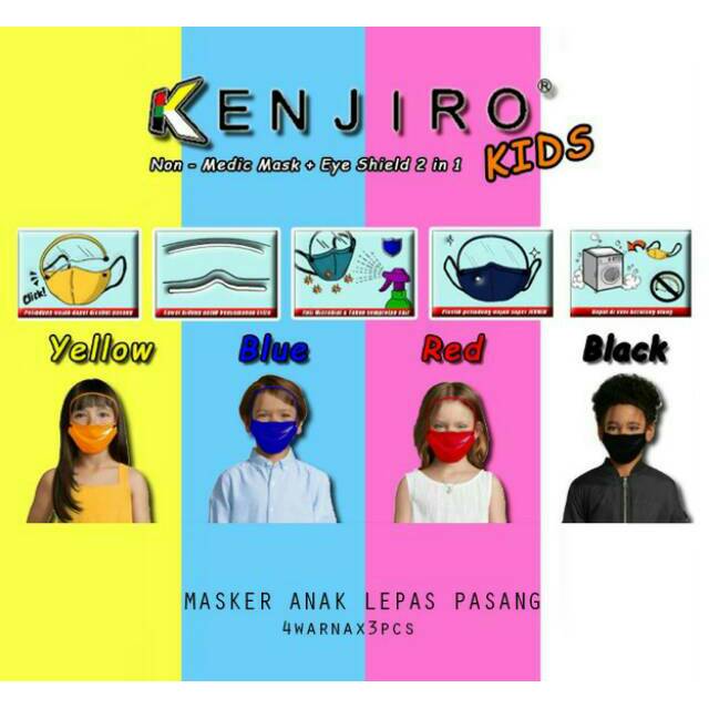 Masker anak masker shield