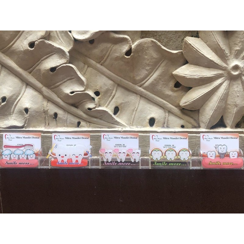 diplay name card rack