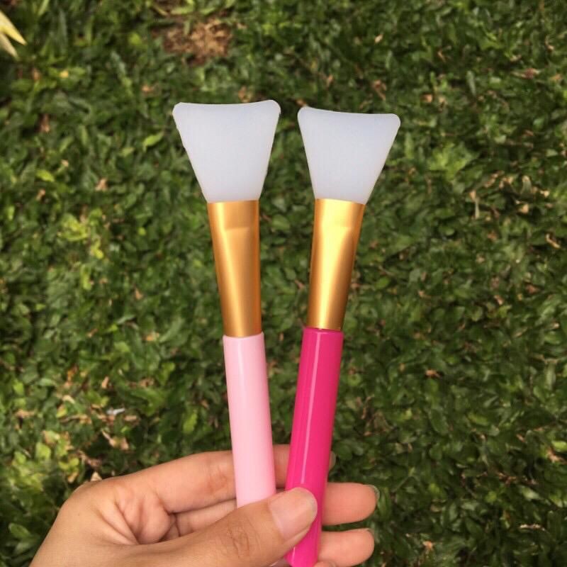 kuas spatula masker