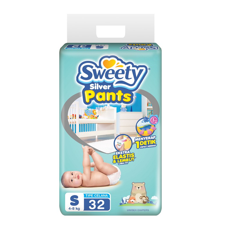 SWEETY SILVER PANTS S32