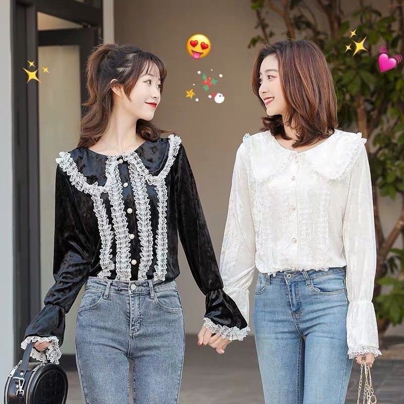 IMPORT BLOUSE VELVET PREMIUM AC