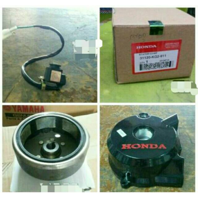 Magnet + pulser + spul + bak magnet GL PRO