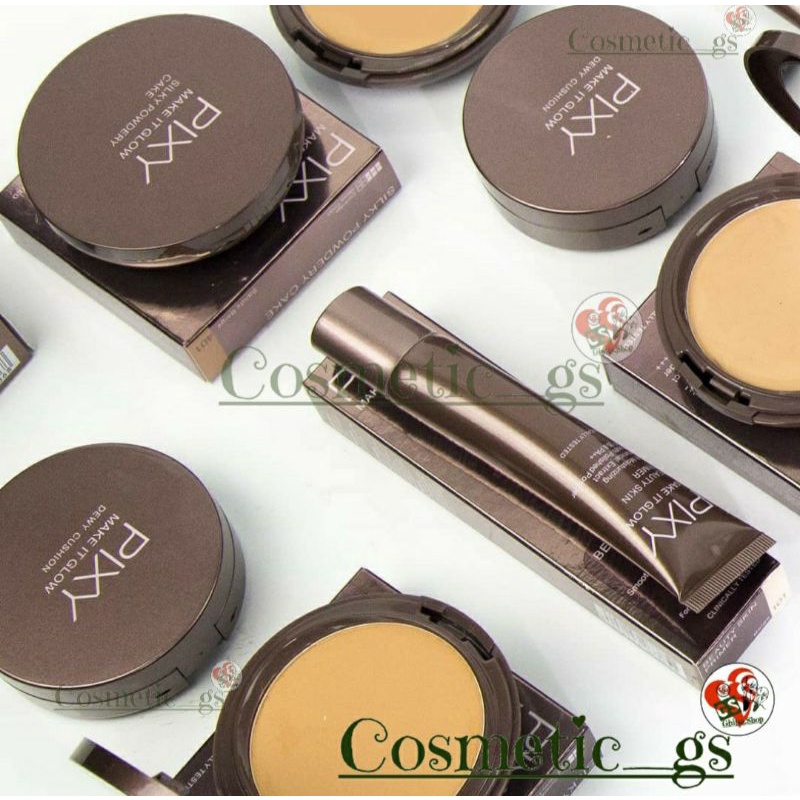 [[READY]] PIXY MAKE IT GLOW(cushion,primer,blush on)