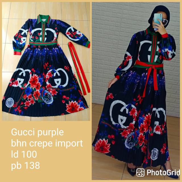 Gamis Gucci Purple DMS