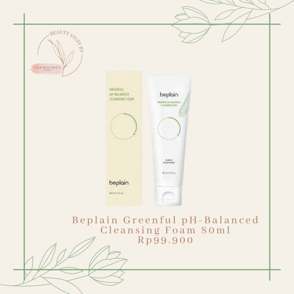 [BEAUTYSTUFFBY_] BEPLAIN GREENFUL PH BALANCED CLEANSING FOAM