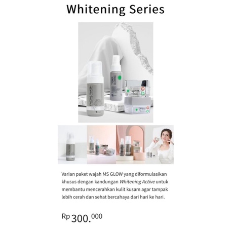 WHITENING SERIES MSGLOW