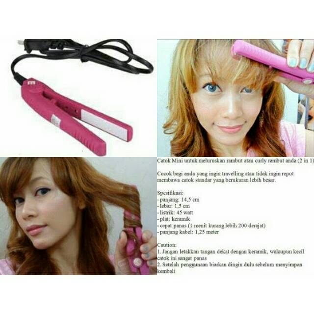 CATOK RAMBUT MINI,,NEW MODEL LURUS
