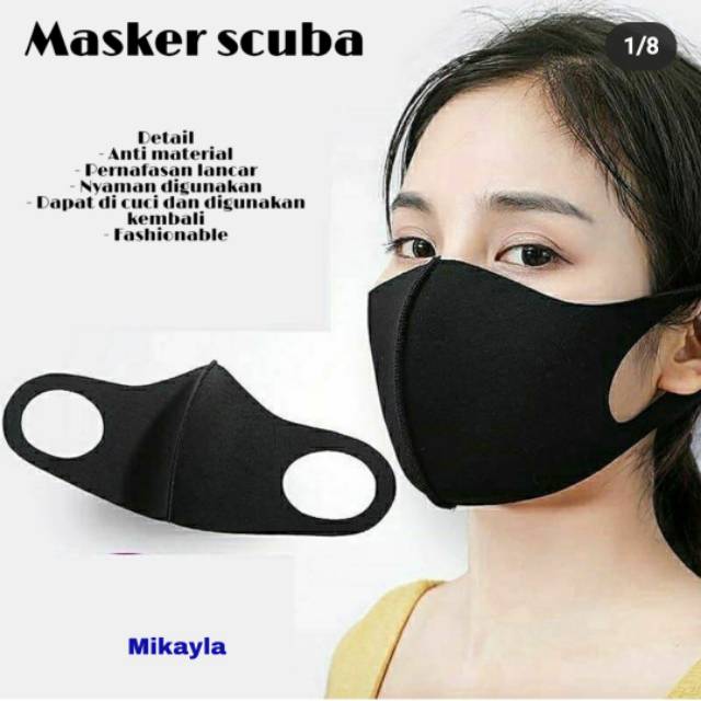 Masker scuba isi 6 pcs