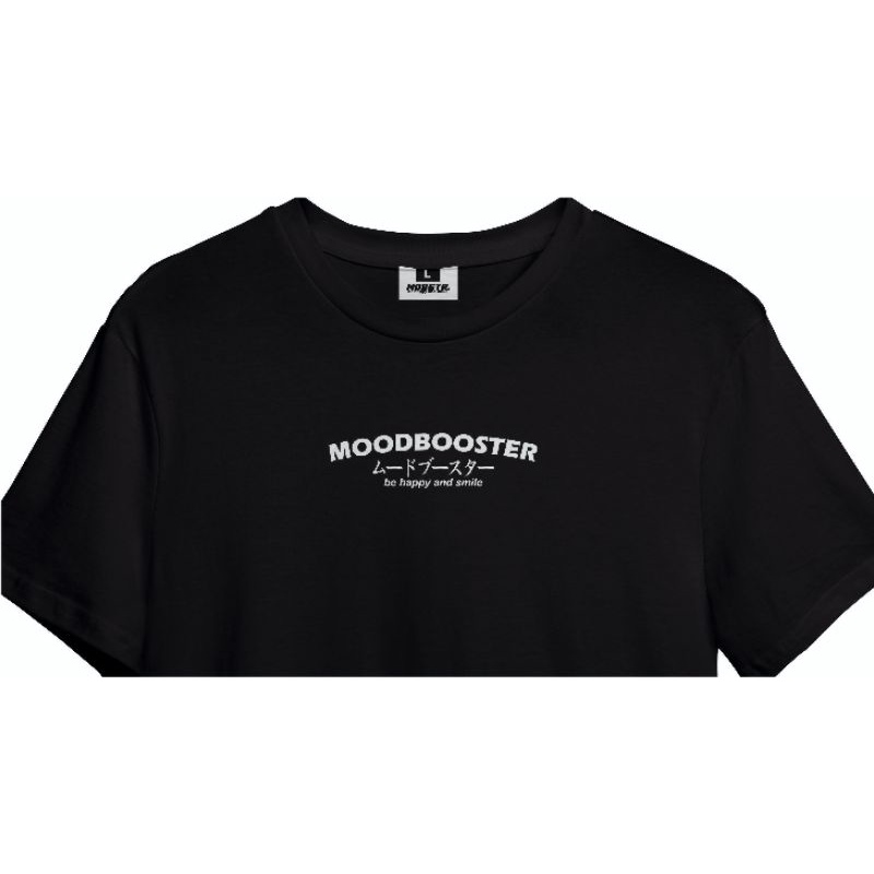 Moodbooster Kaos T-shirt basic white mdbstr