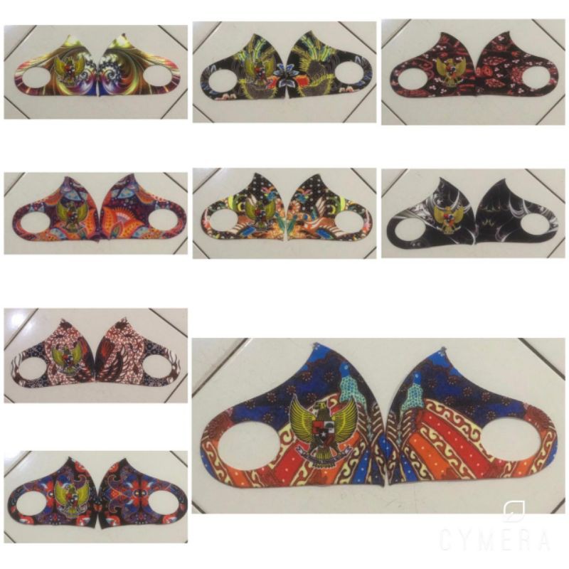masker scuba batik AP