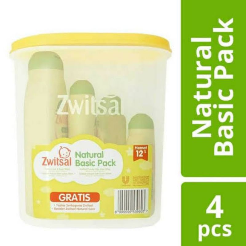 Zwitsal natural basic pack 4 in 1