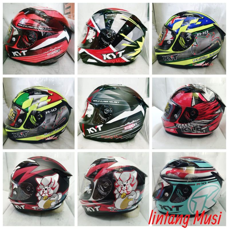 KYT R10 MOTIF VISOR FLAT