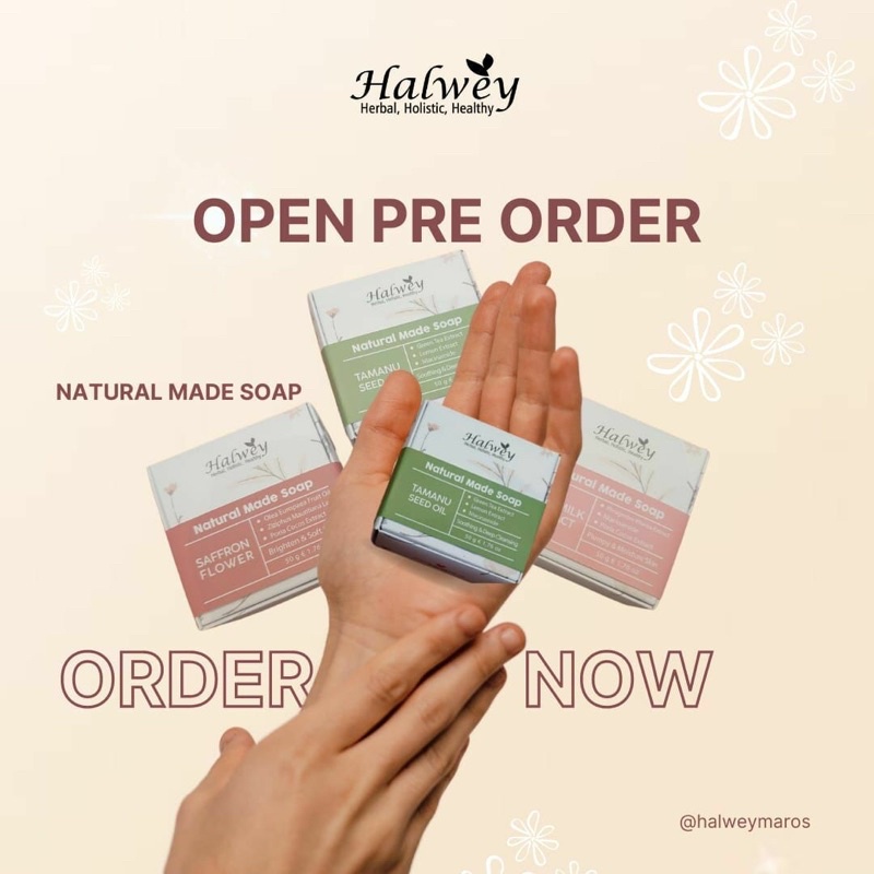 SOAP NATURAL MADE BYHALWEY
