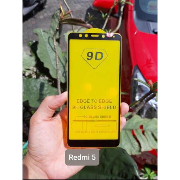 Temperedglass full 9d redmi 5